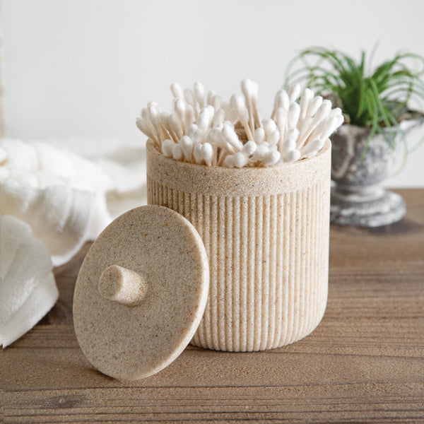 Monrose Resin Cotton Swab Jar