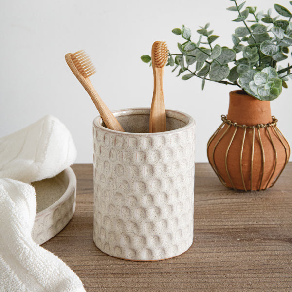 Verlice Stoneware Toothbrush Holder
