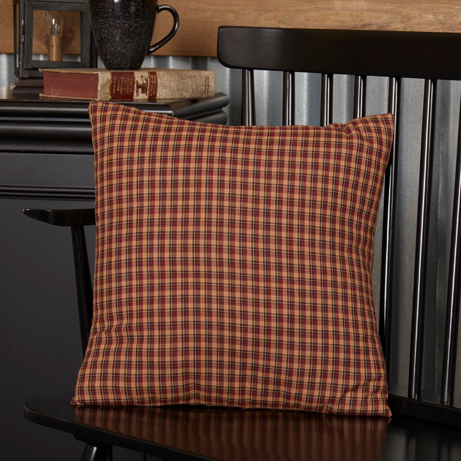 Patriotic Patch Fabric Pillow