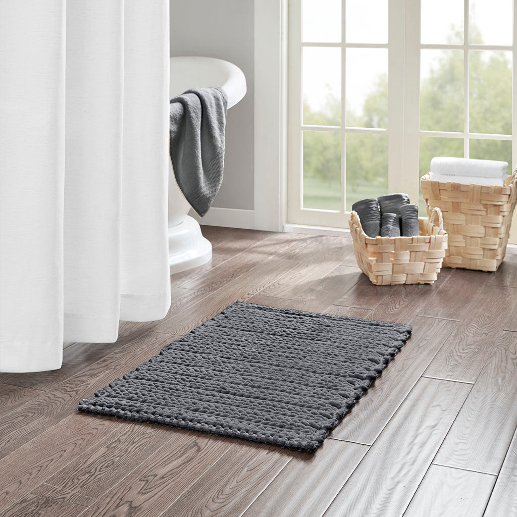 Lasso 100% Cotton Chenille Chain Stitch Rug