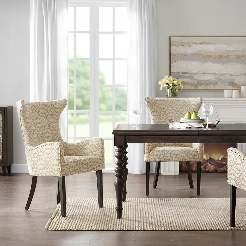 Angelica Channel Tufting Dining Chair (Set of 2)
