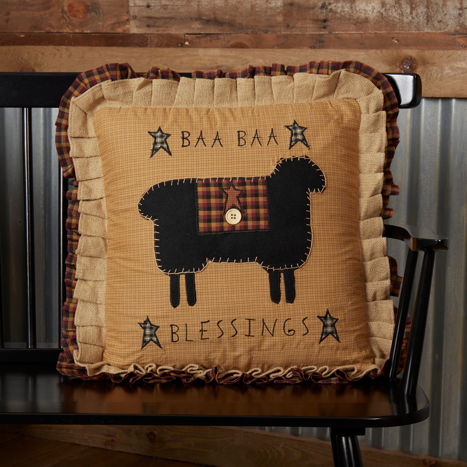 Heritage Farms Baa Baa Blessings Pillow