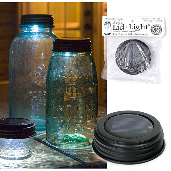 Solar Lid Light - Rustic Brown - Min of 4