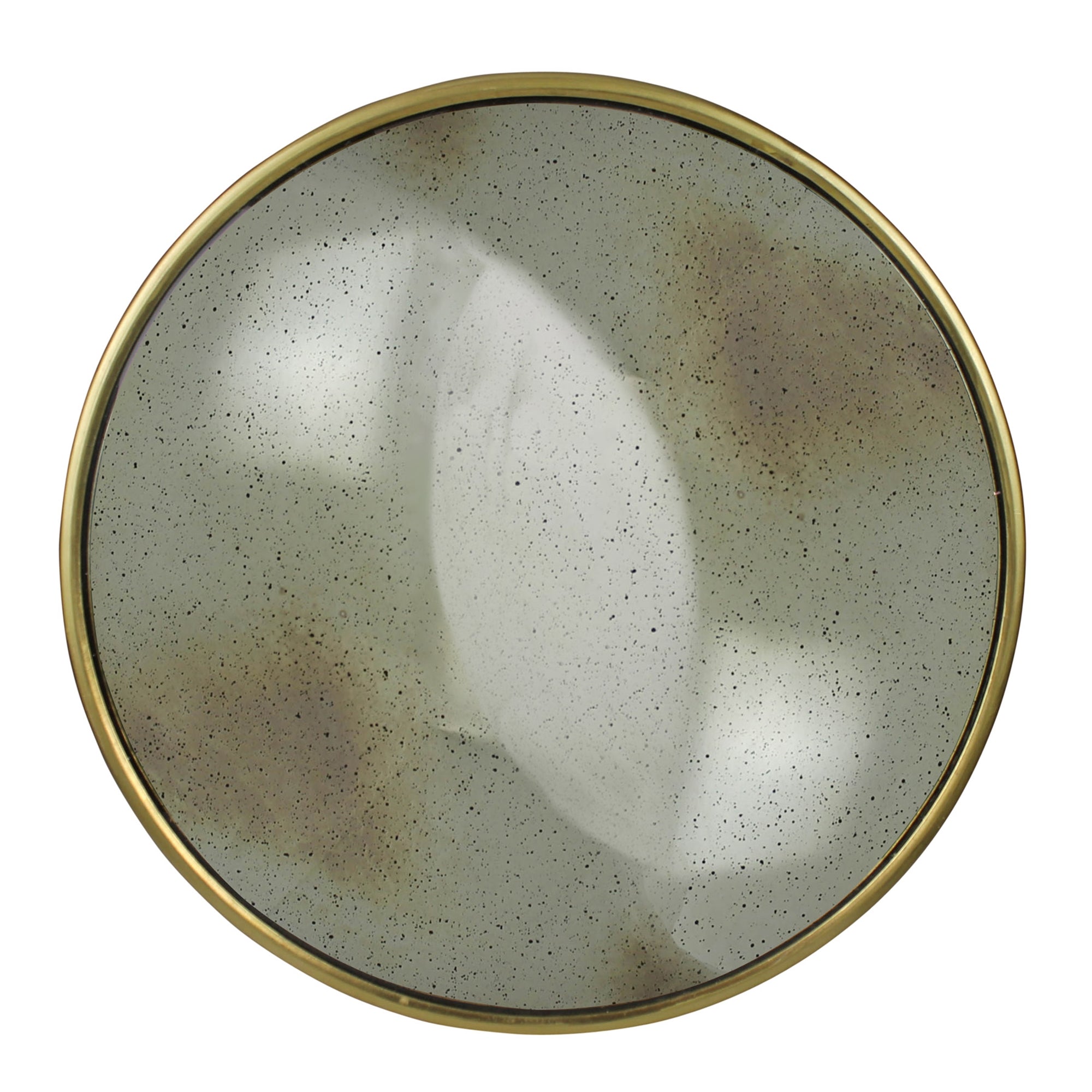 Convex Mirror, Brass - Med