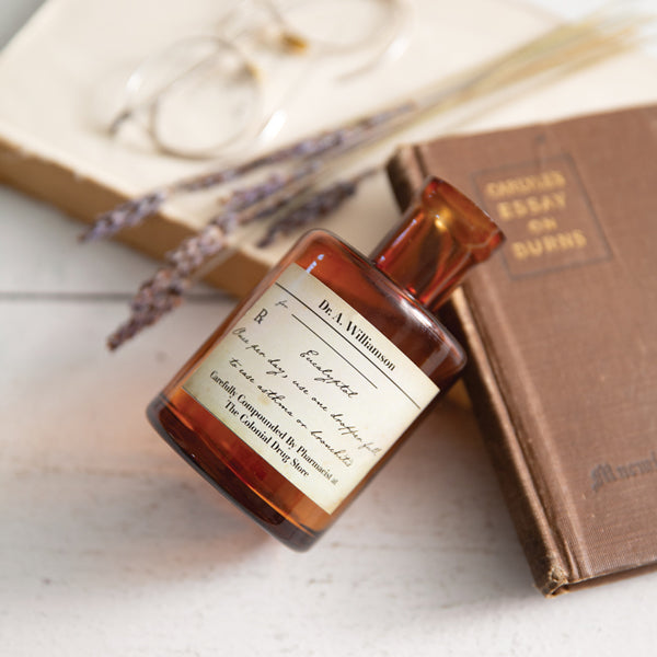 Antique-Inspired Apothecary Bottle - Eucalyptol