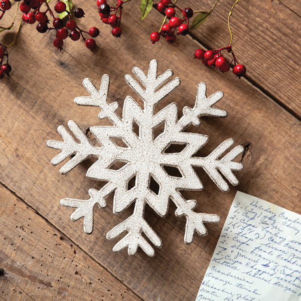 Cast Iron Snowflake Trivet