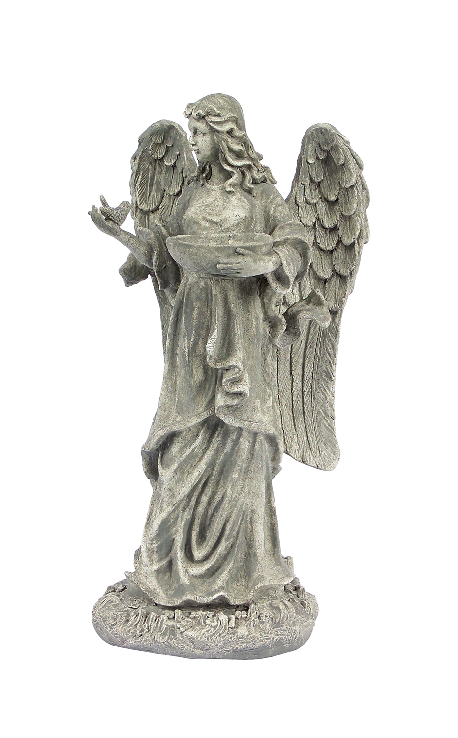 Angel Birdfeeder 24”H Dolomite