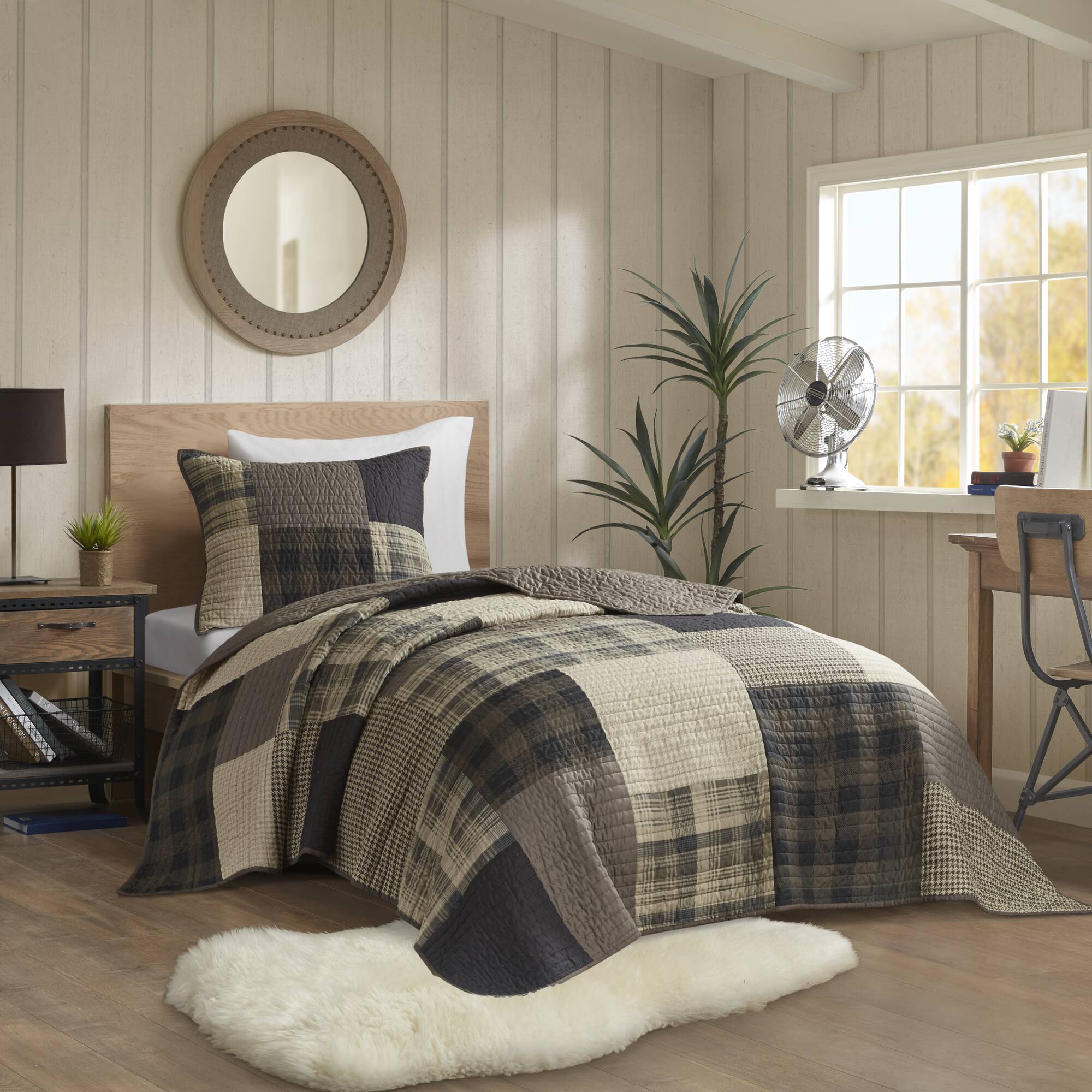 Winter Hills 100% Cotton Oversized Quilt Mini Set