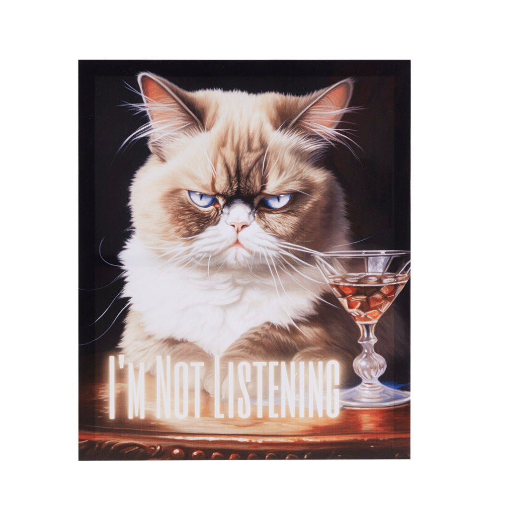 Grumpy Cats I'm Not Your Therapist Canvas Wall Art