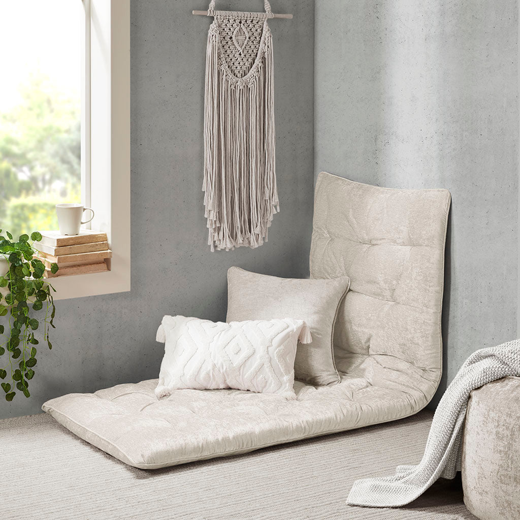 Edelia Poly Chenille Round Floor Pillow Cushion
