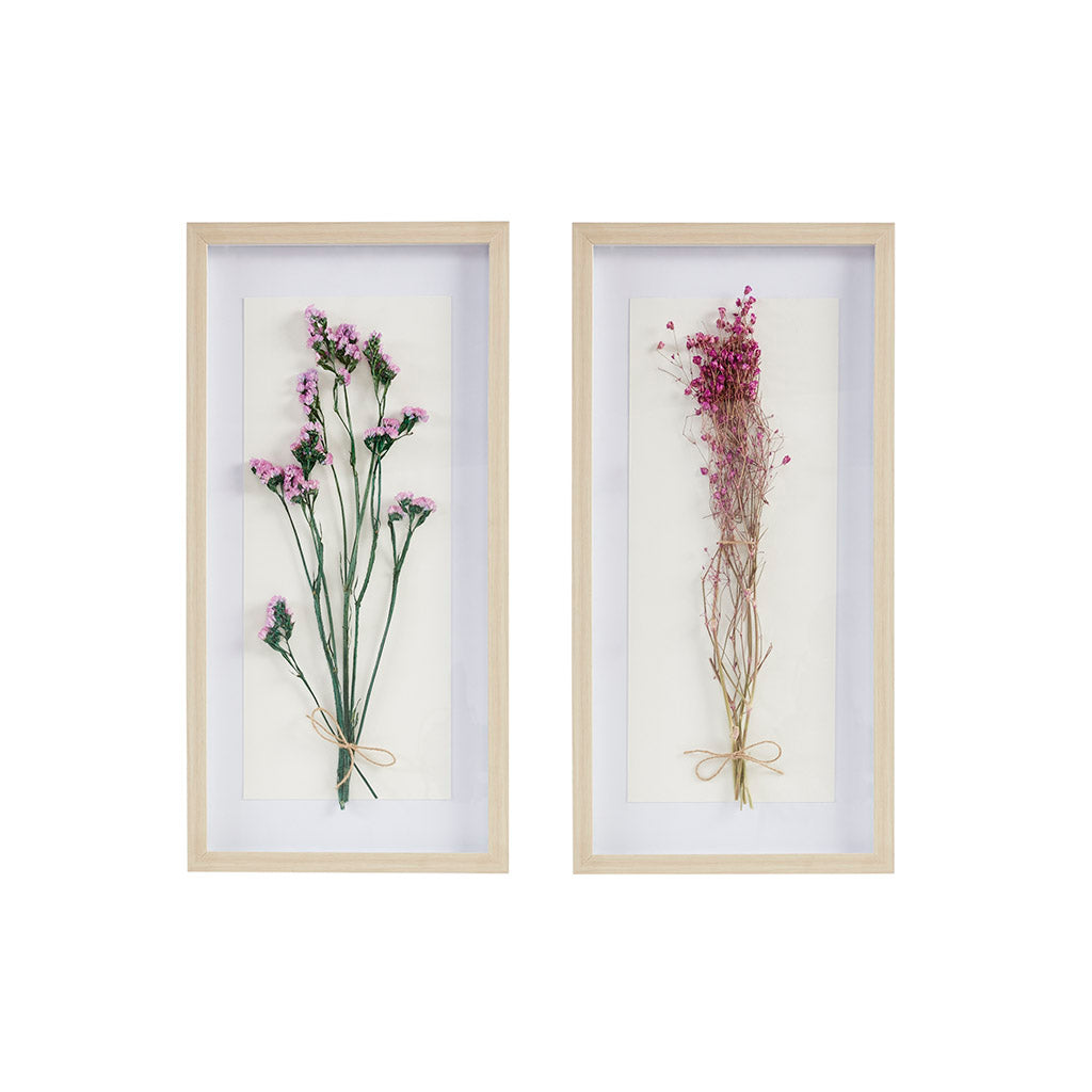 Avant Garden Two-tone 2-piece Wood Panel Wall Decor Set