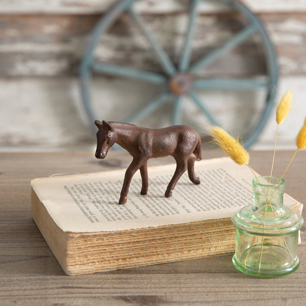 Small Cast Iron Horse Figurine
