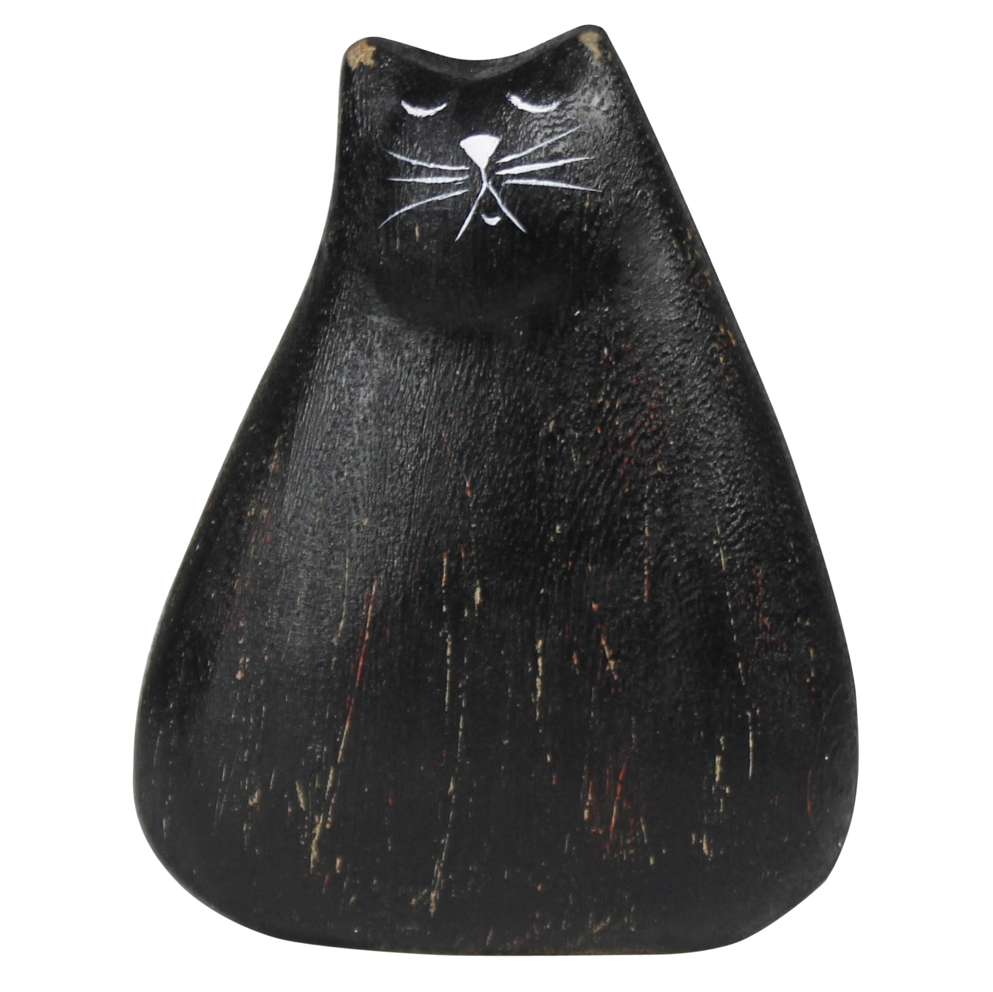 Cat, Wood - Lrg