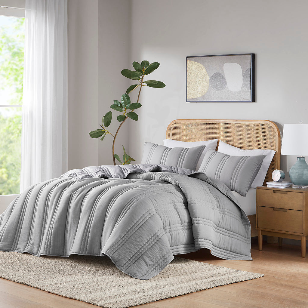 Dune Poly Gauze Quilt Set