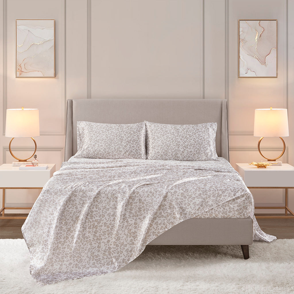 Printed Satin Sheet Set