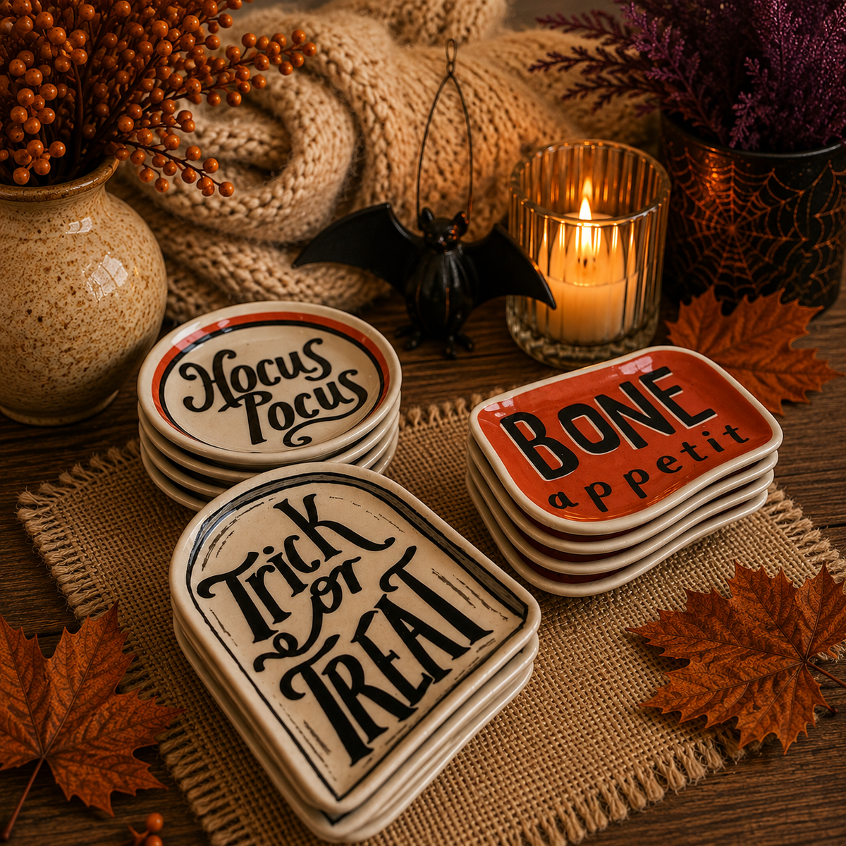 Halloween Stoneware Mini Dish
