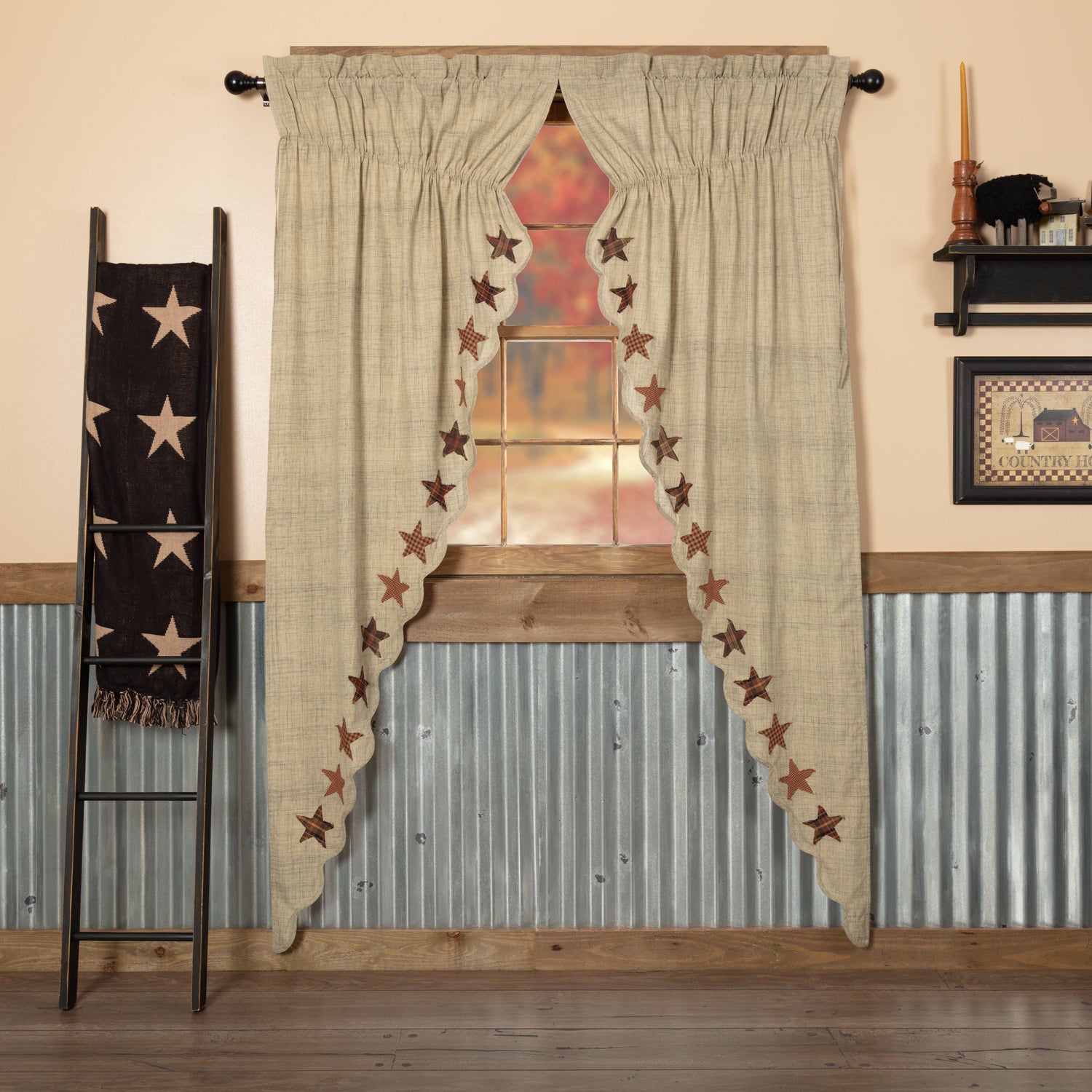 Abilene Star Prairie Long Panel Set of 2