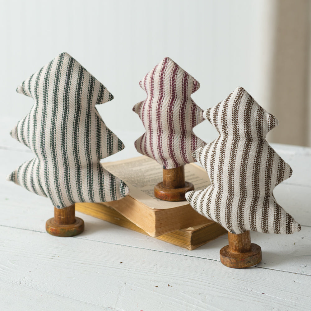 Christmas Stuffed Trees (S/3)