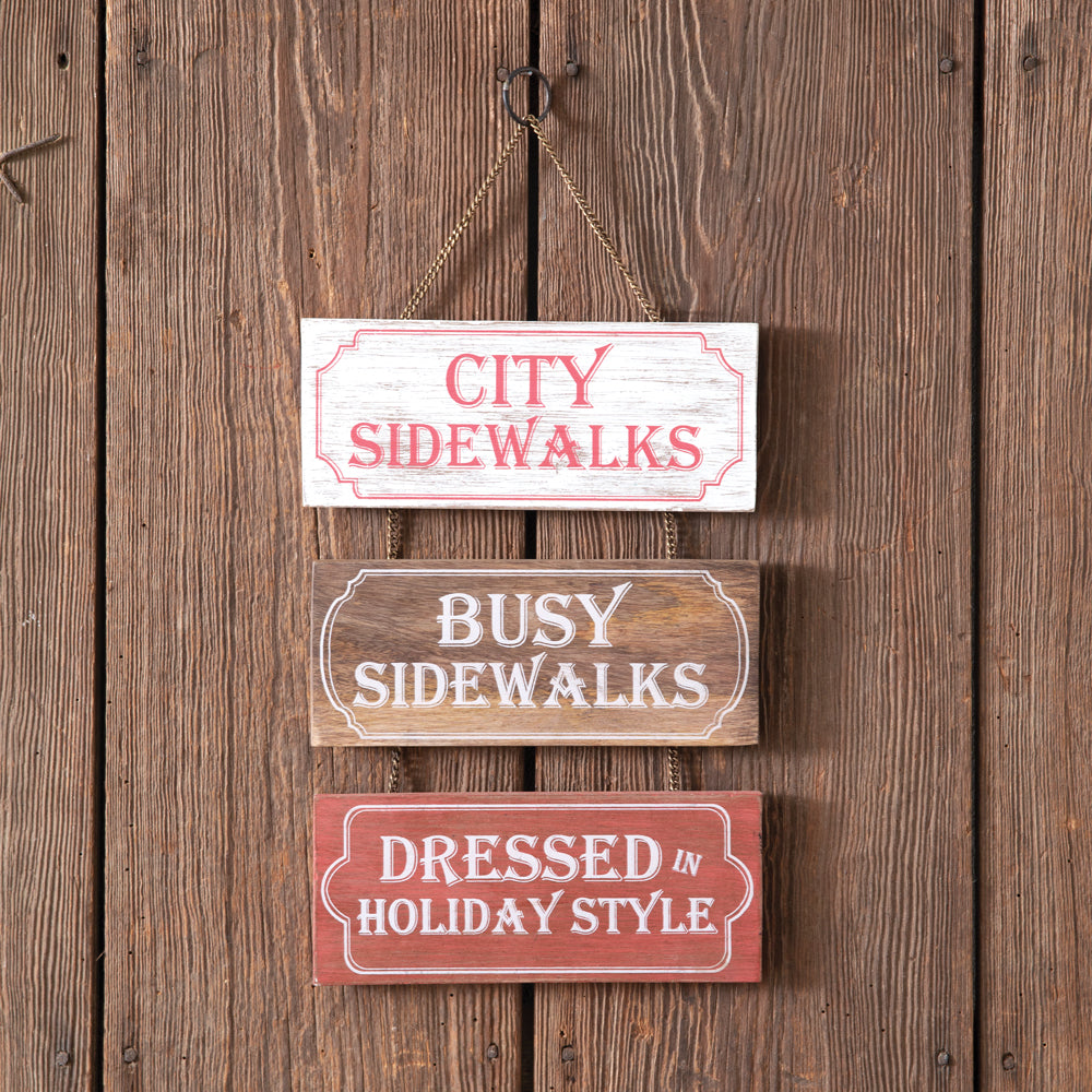 City Sidewalks Wall Art