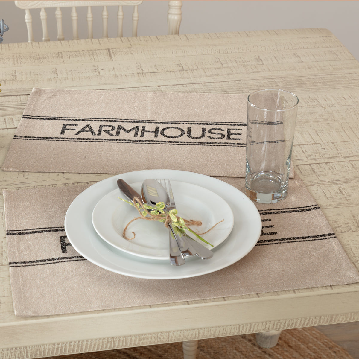 Sawyer Mill Charcoal Farmhouse Placemat Set of 6