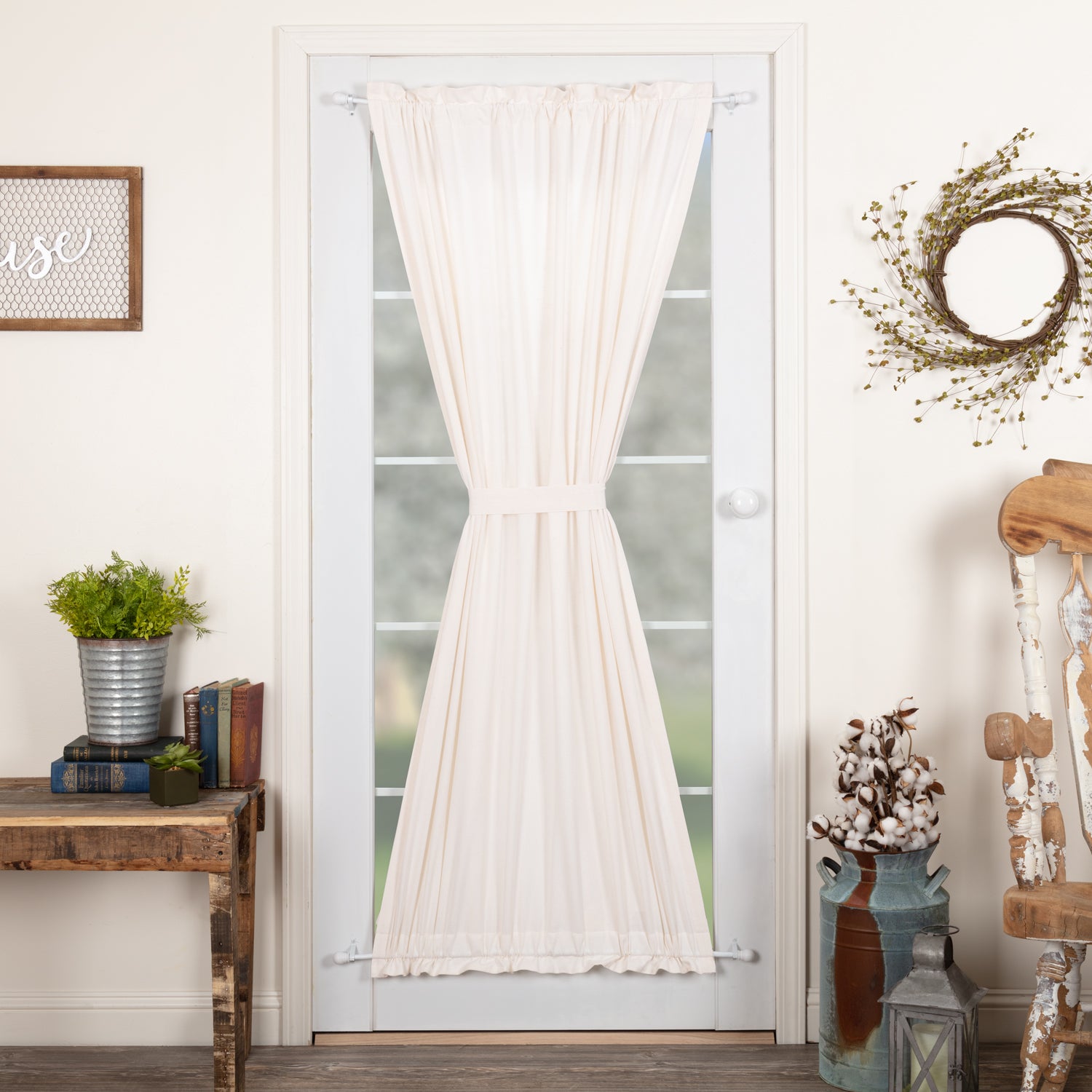 Simple Life Flax Antique White Door Panel
