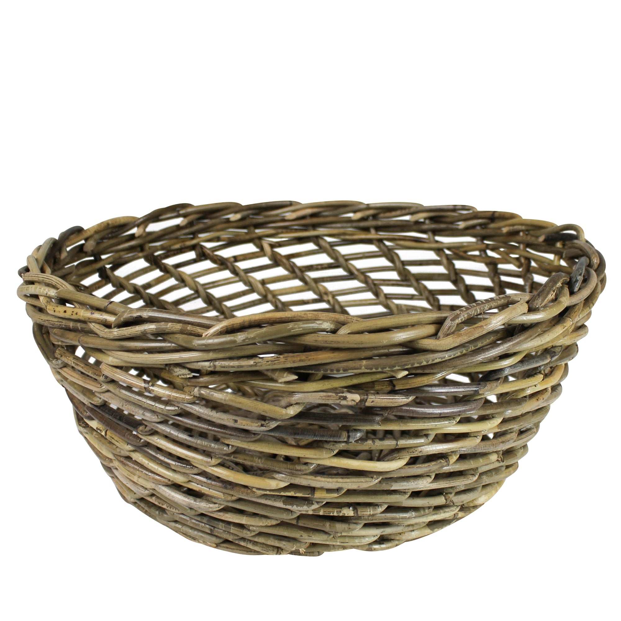 Basket with Open Weaving, Rattan