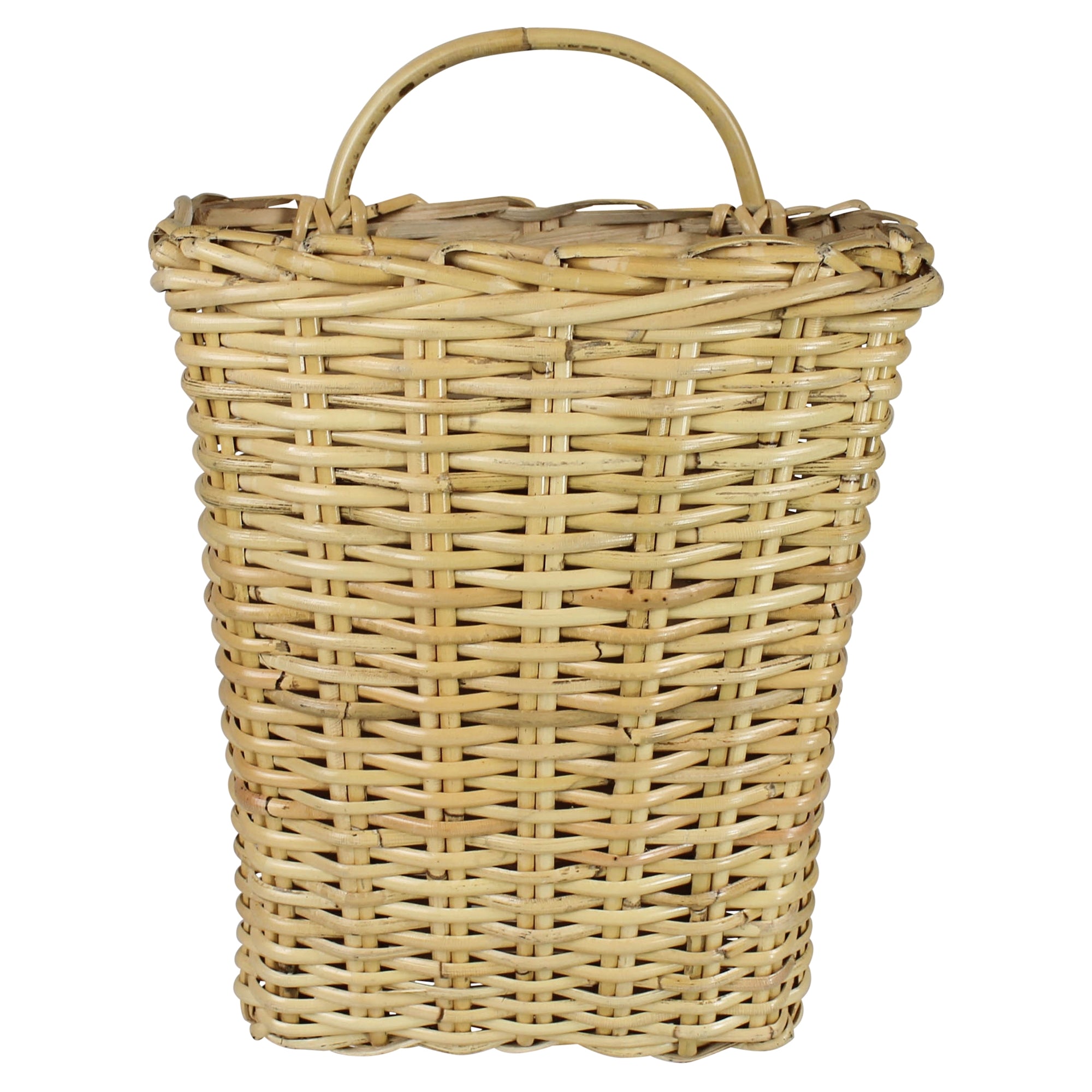 Wall Basket, Rattan