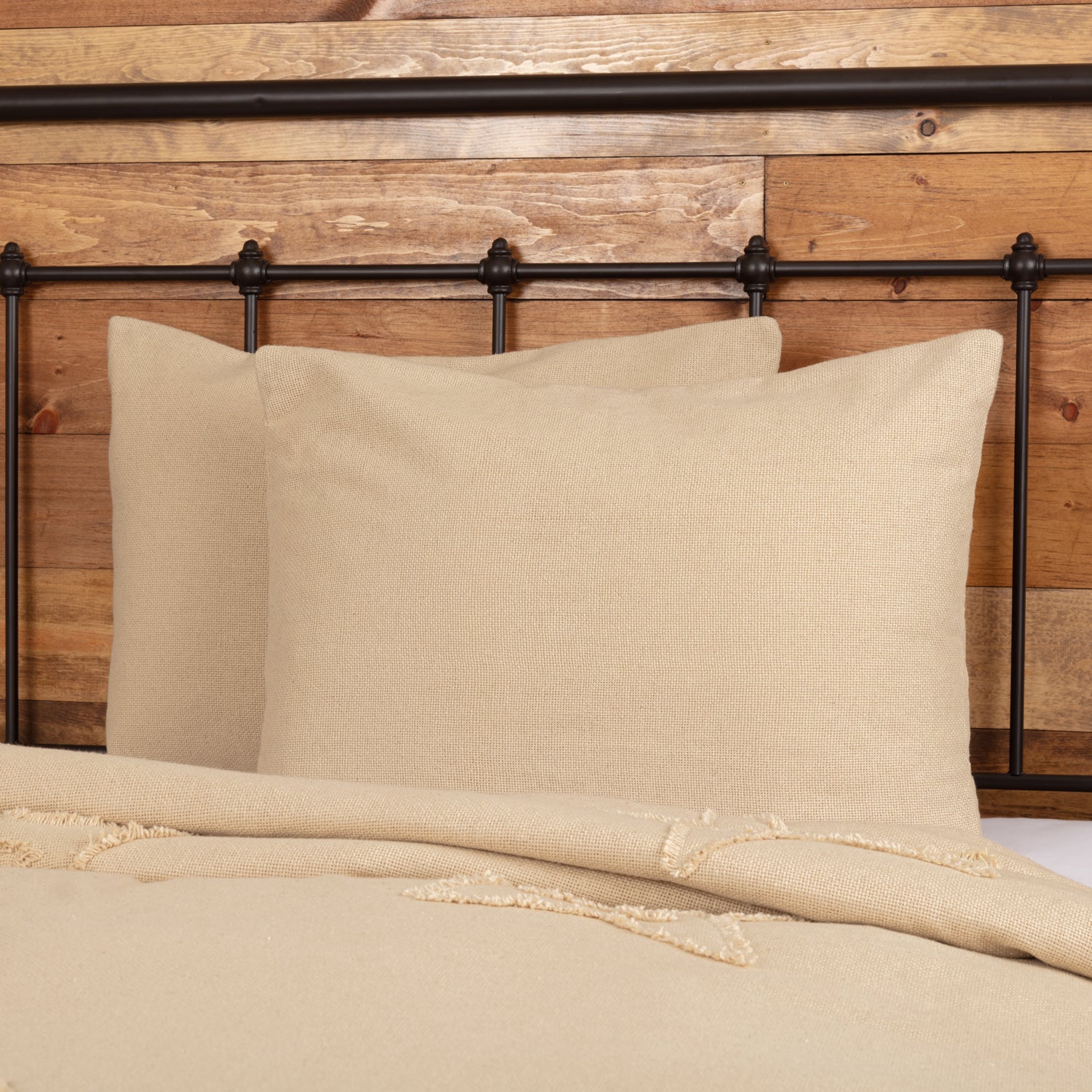 Burlap Vintage Standard Sham