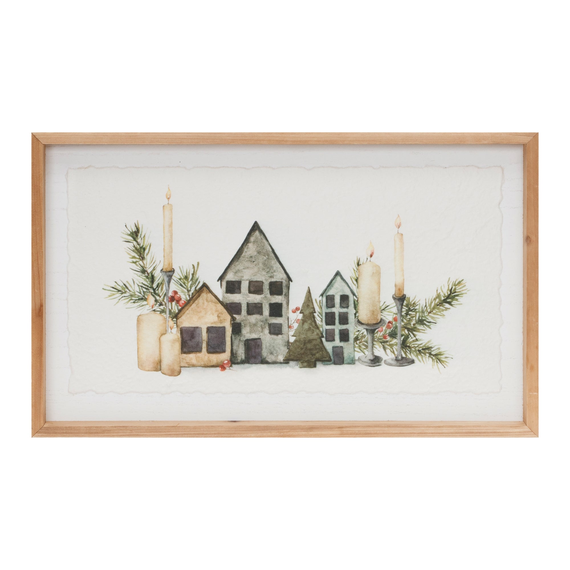 Mantlescape Print 19"L x 12"H MDF/Wood