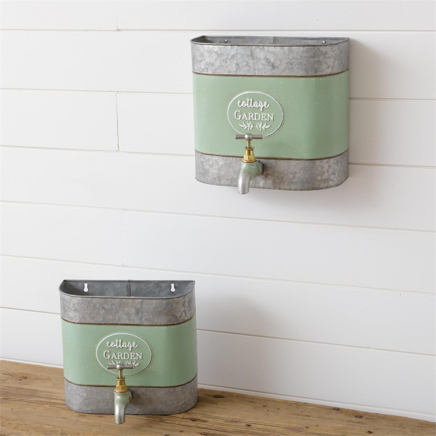 Cottage Garden Wall Planters (S/2)