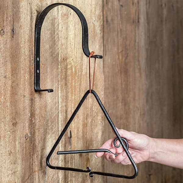 Triangle Dinner Bell with Bracket - Min of 2