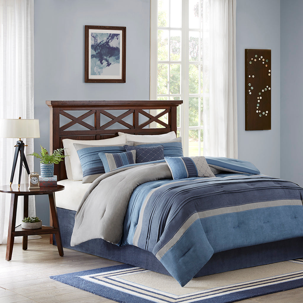 Collins 3 Piece Floral Cotton Comforter Set