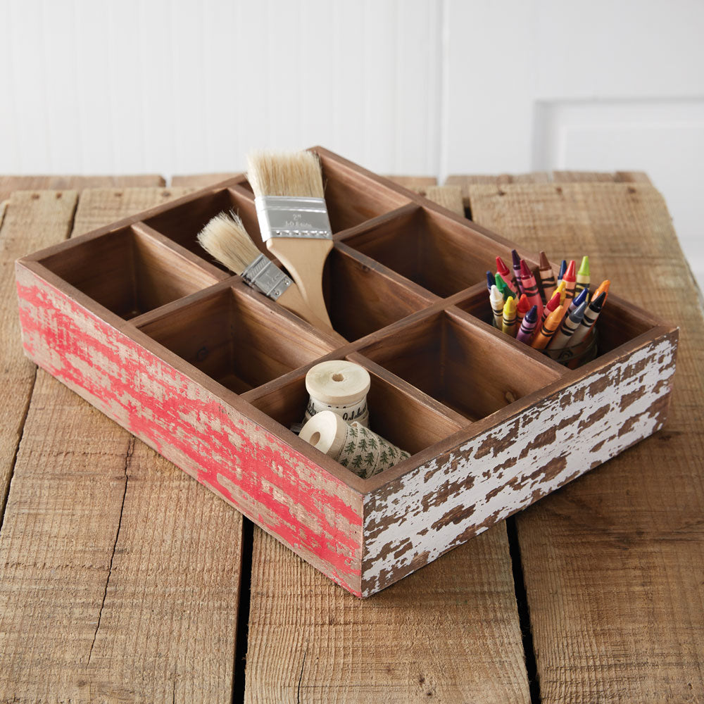 Reclaimed Wood Bottle Crate