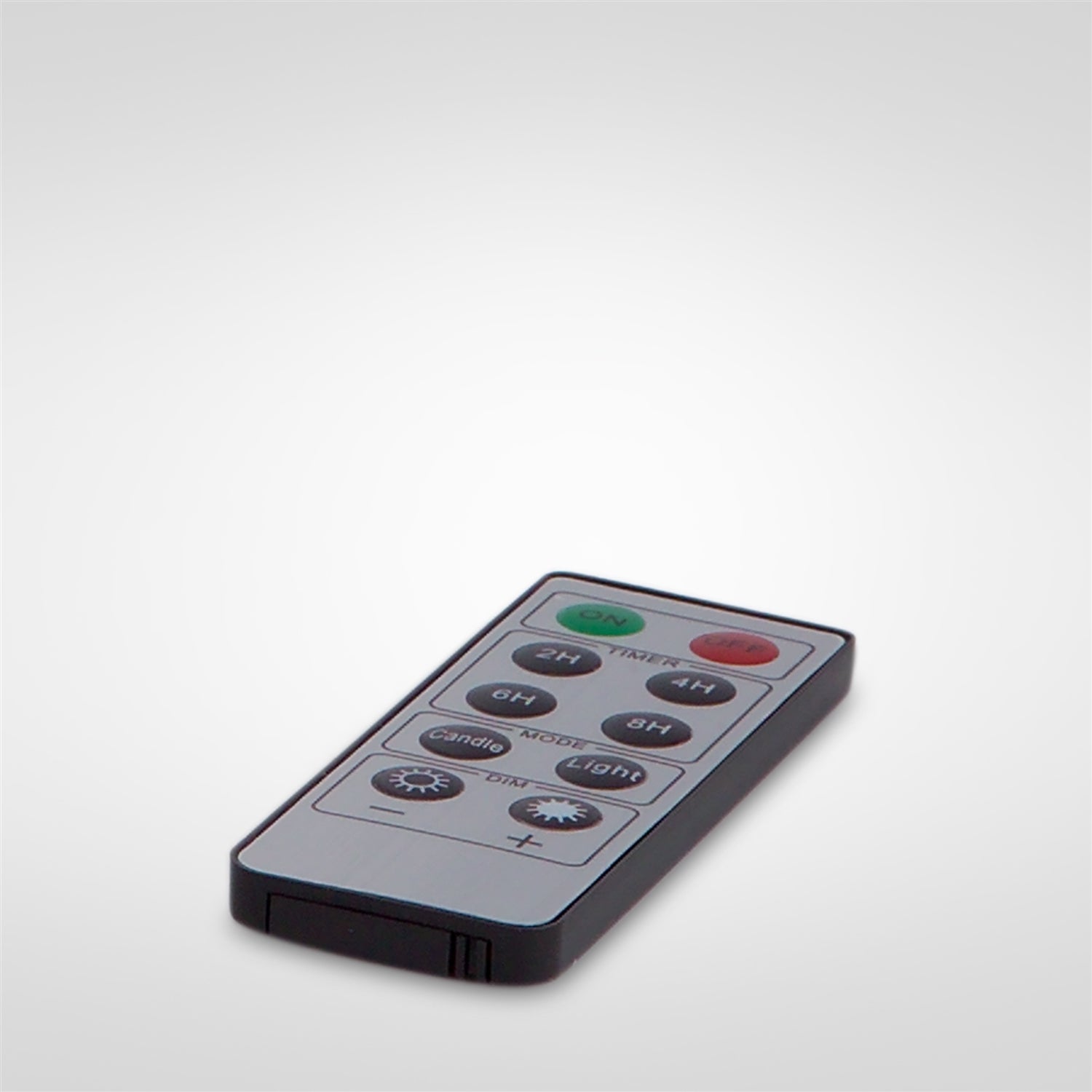 Candle Remote Control with 2/4/6/8 Hour Timer and Dimmer (Requires 1 CR2025 Battery, Included)