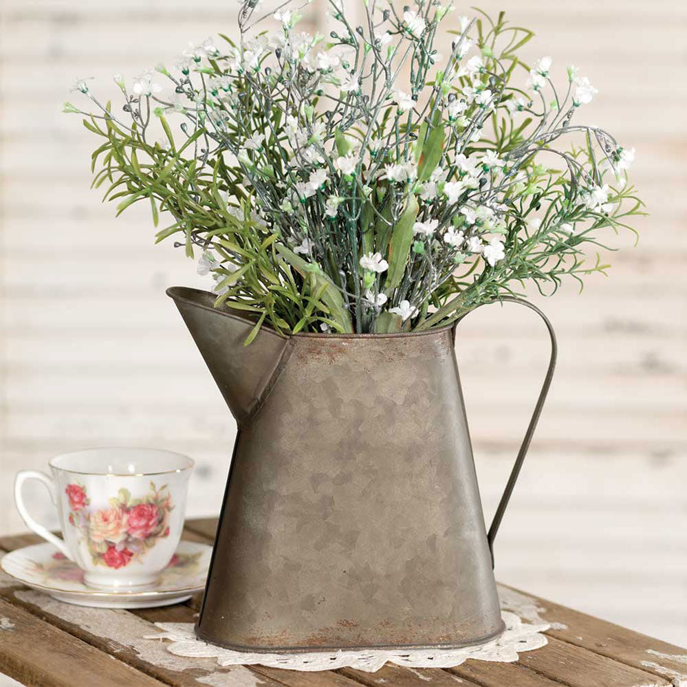 Decorative Small Metal Pitcher