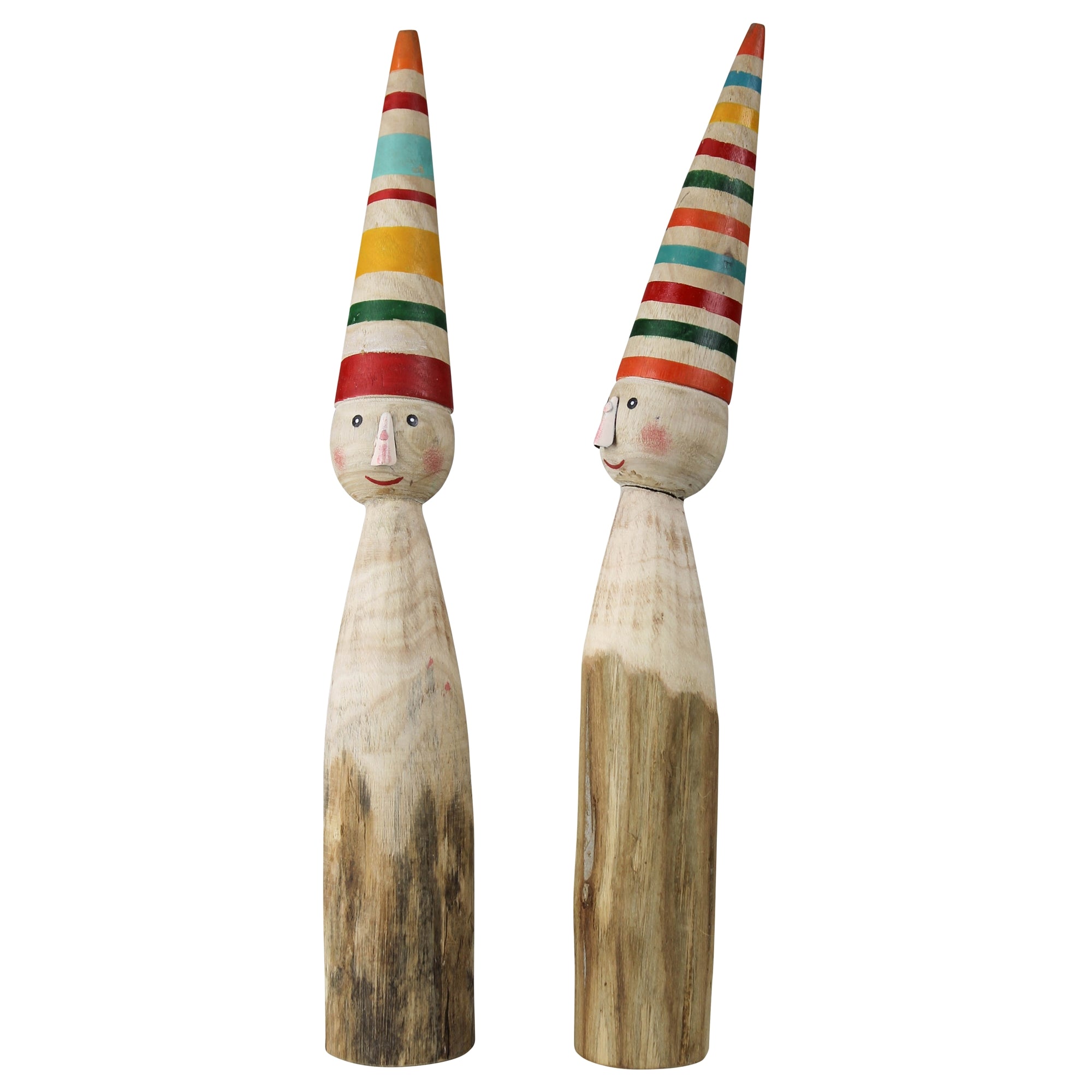 Wooden Carved Elves