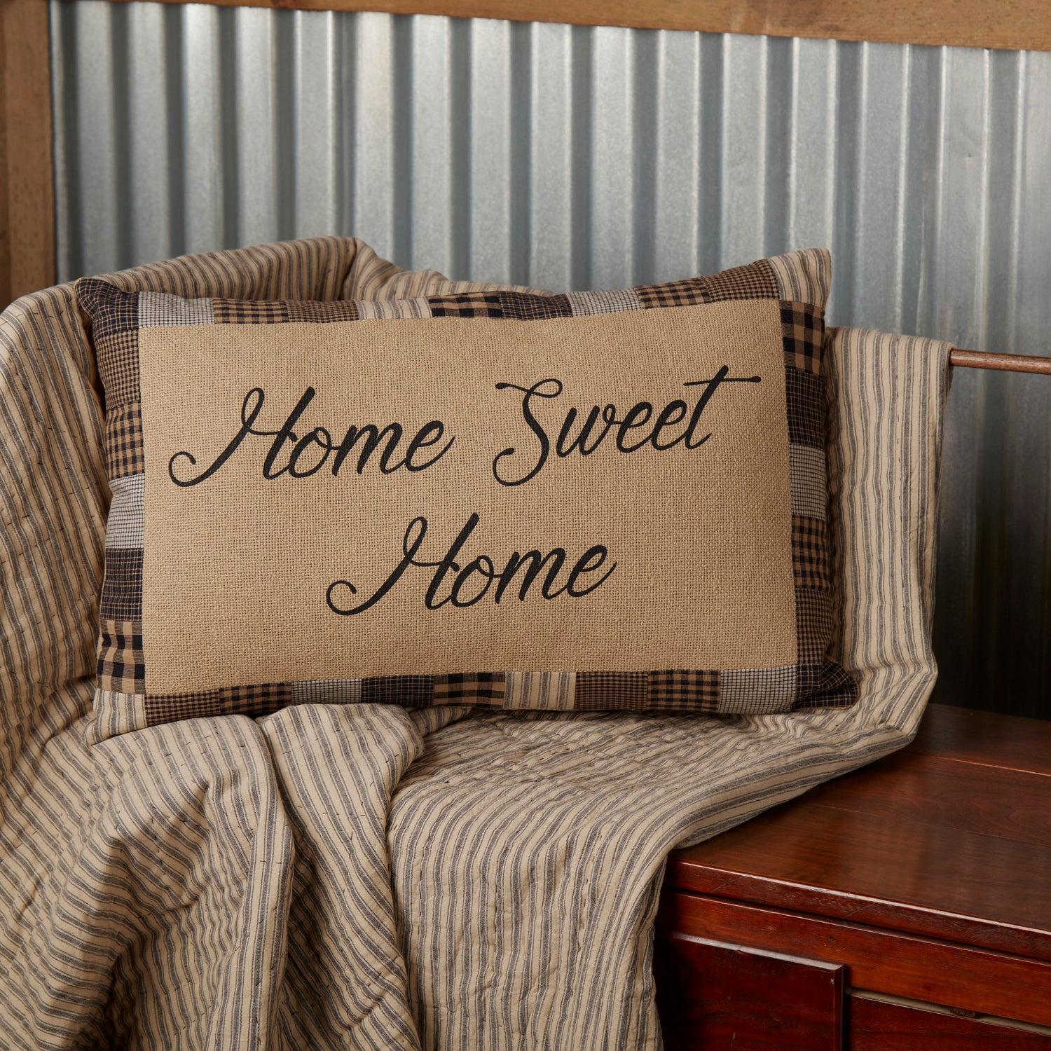 Farmhouse Star Home Sweet Home Pillow