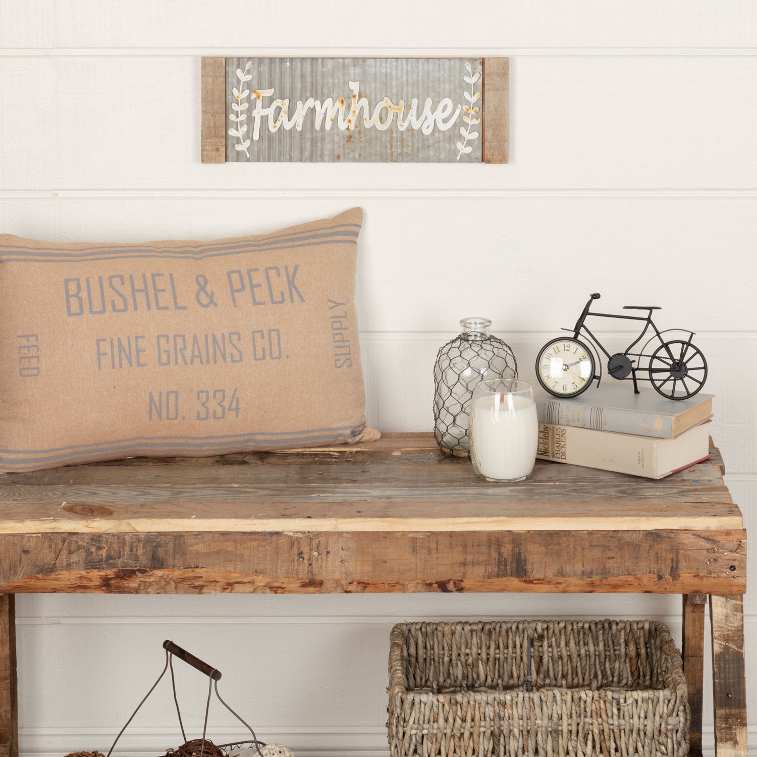 Grace Feed Grain Sack Pillow