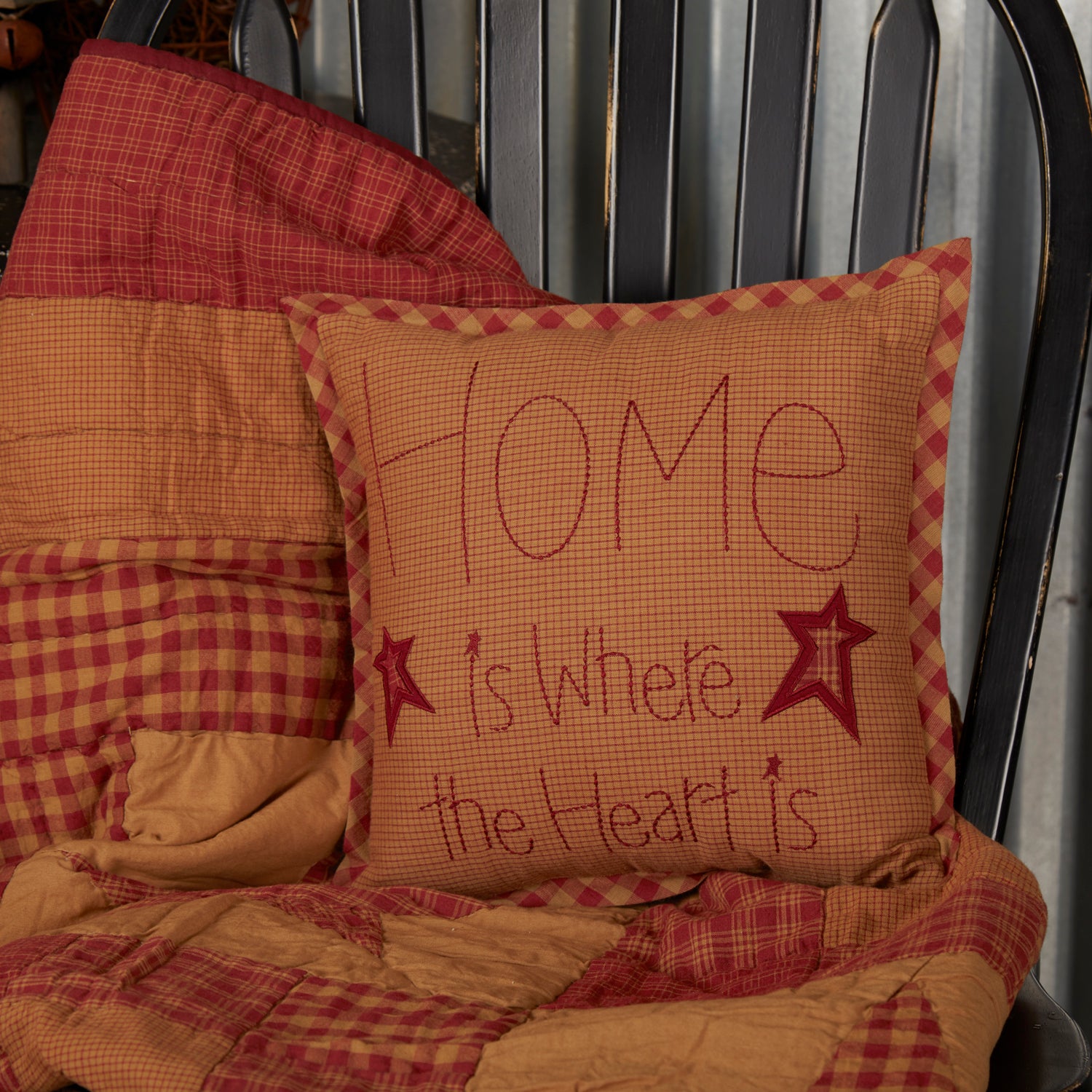 Ninepatch Star Home Pillow