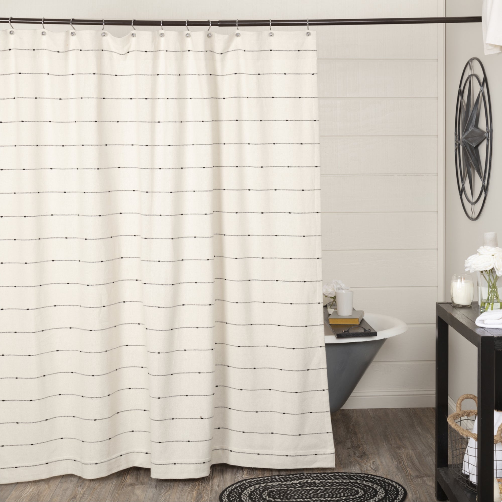 Farmcloth Stripe Shower Curtain