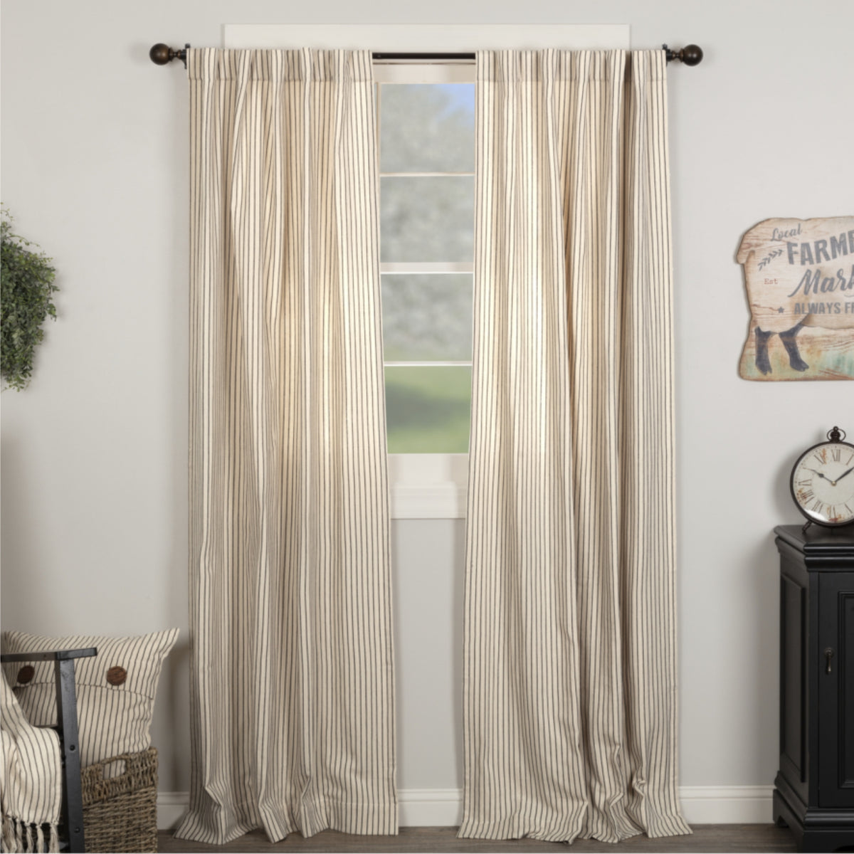 Katie's Vintage Stripe Panel Set of 2