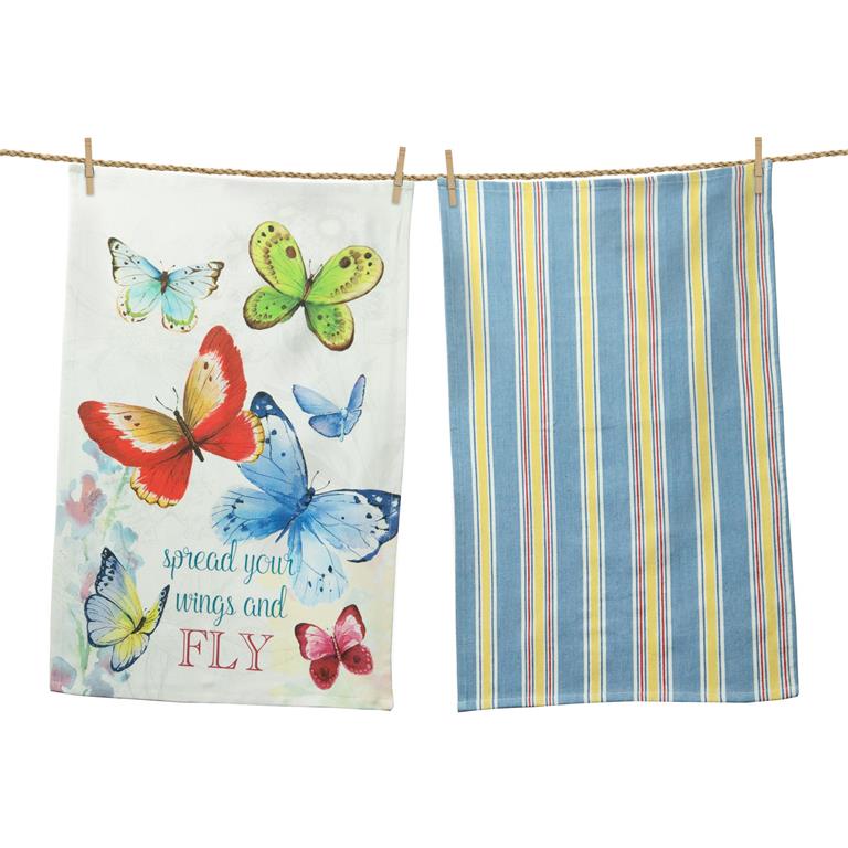 Tea Towels - Butterfly Garden