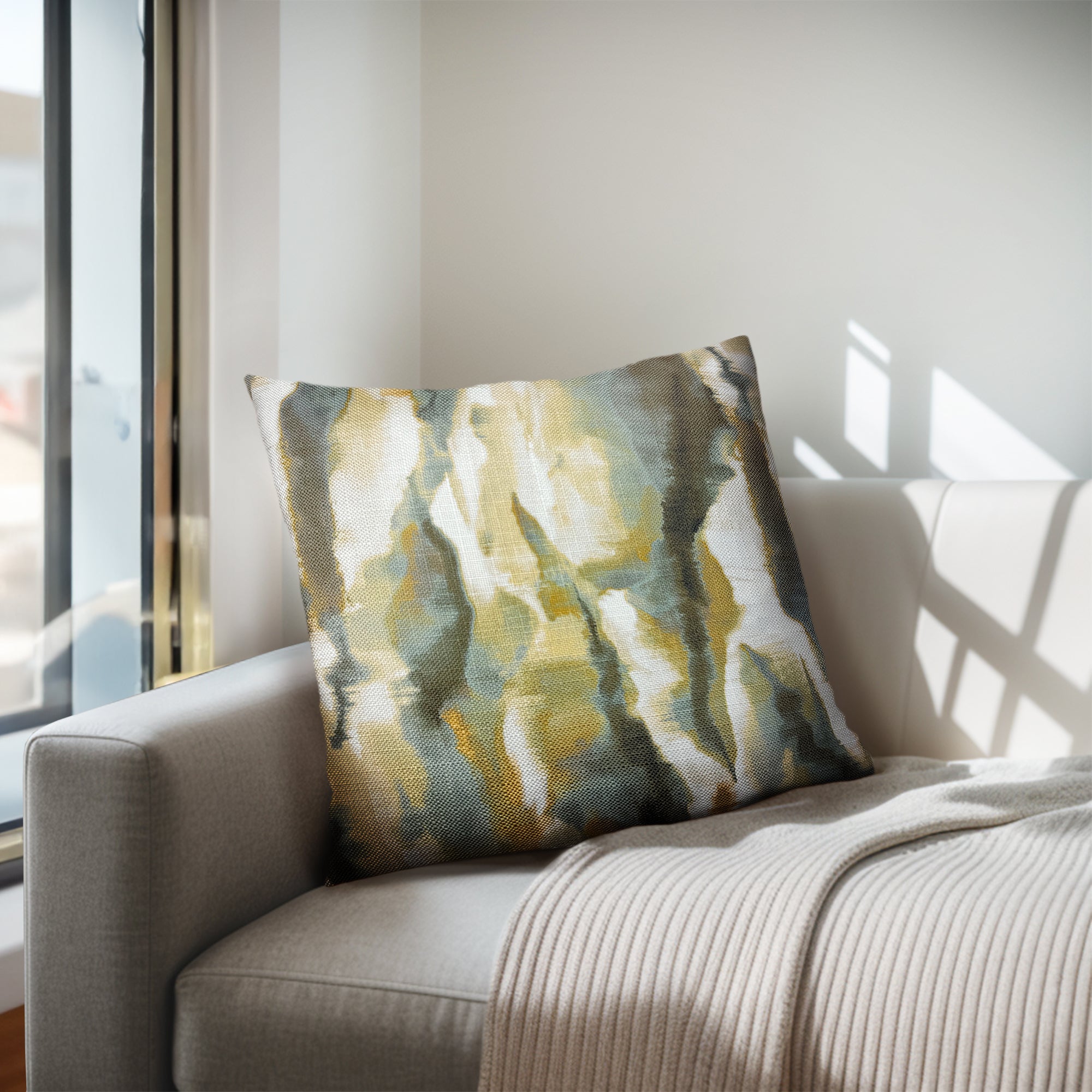 Zoe Solid Square Pillow