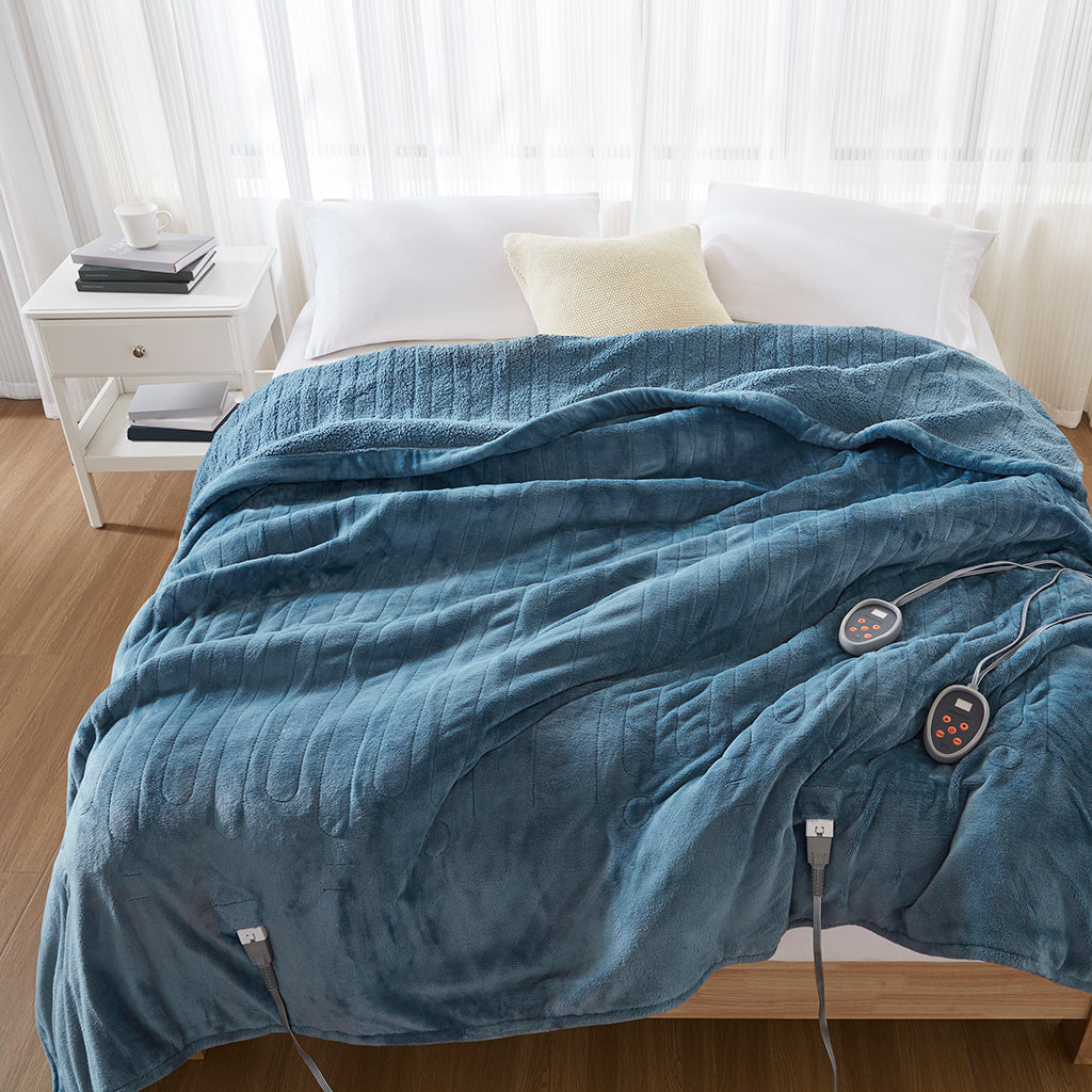 Heated Microlight to Berber Blanket