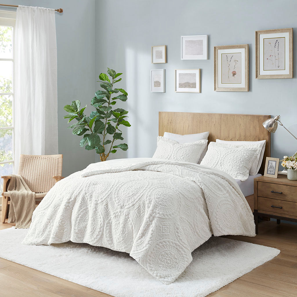 Arya Reversible Yarn Dyed Stripe Duvet Cover Set