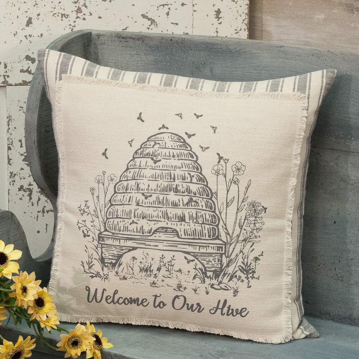 Welcome to Our Hive Pillow Cover