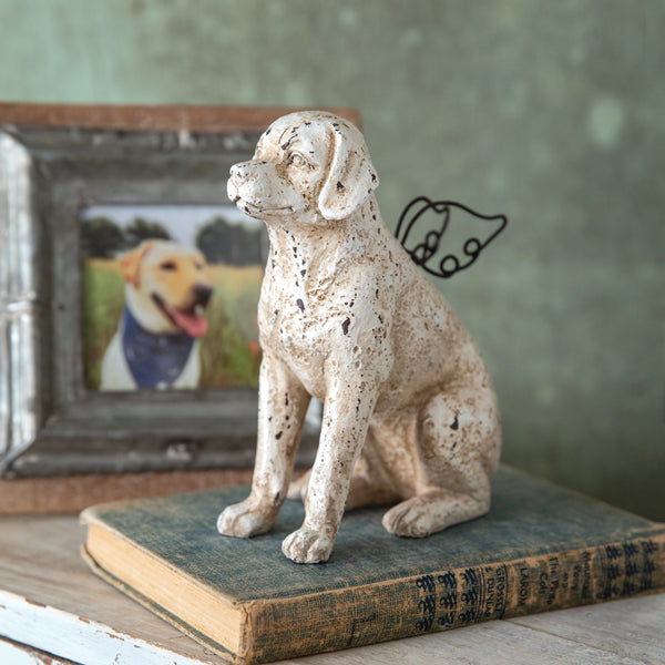 Dog Angel Figurine