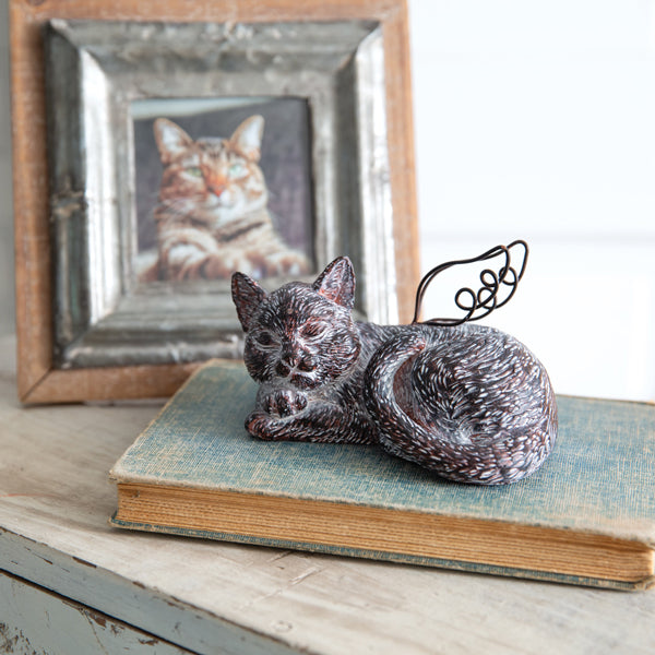 Cat Angel Figurine