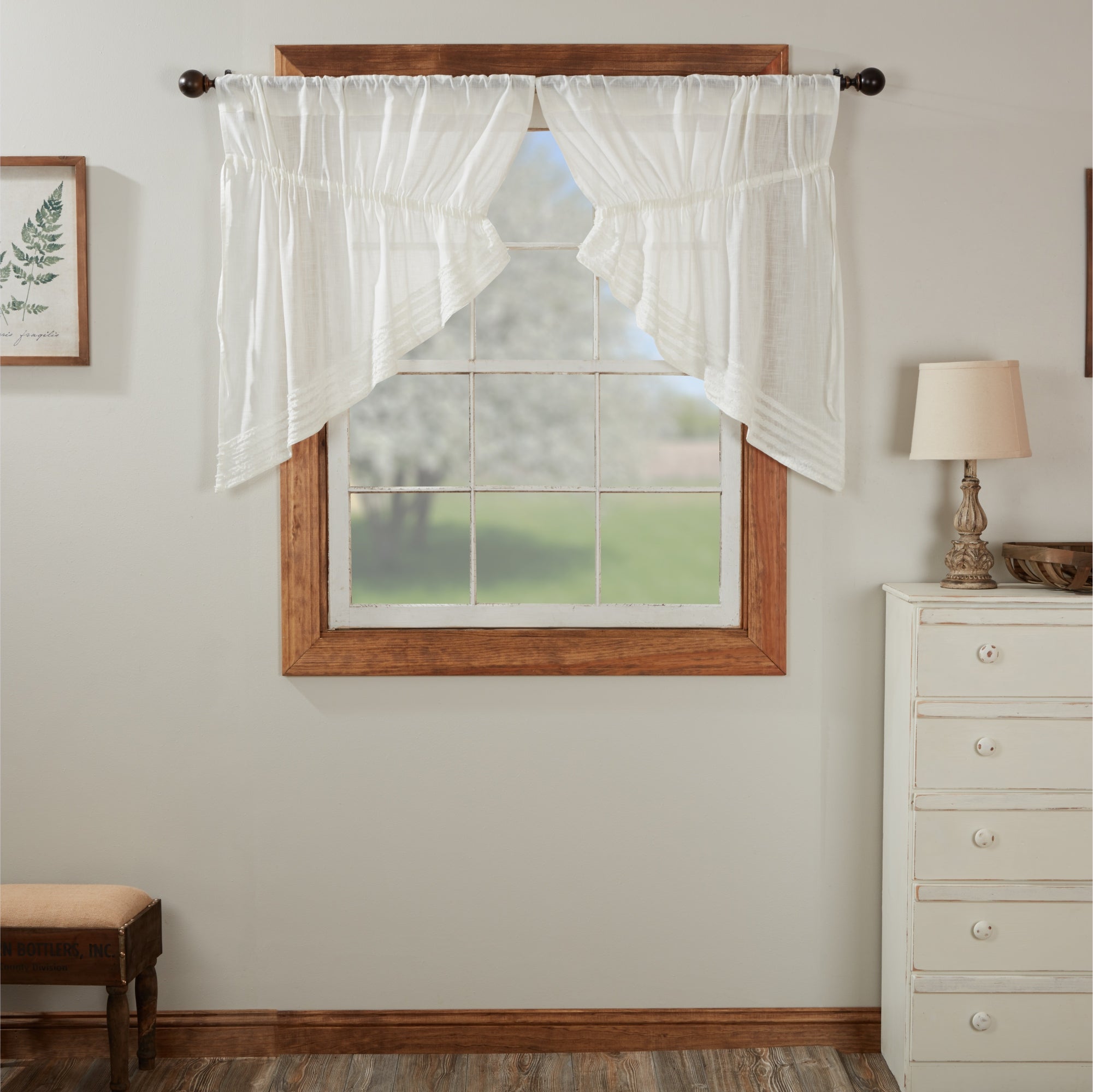 Kathryn Prairie Swag Set of 2 36Lx36Wx18
