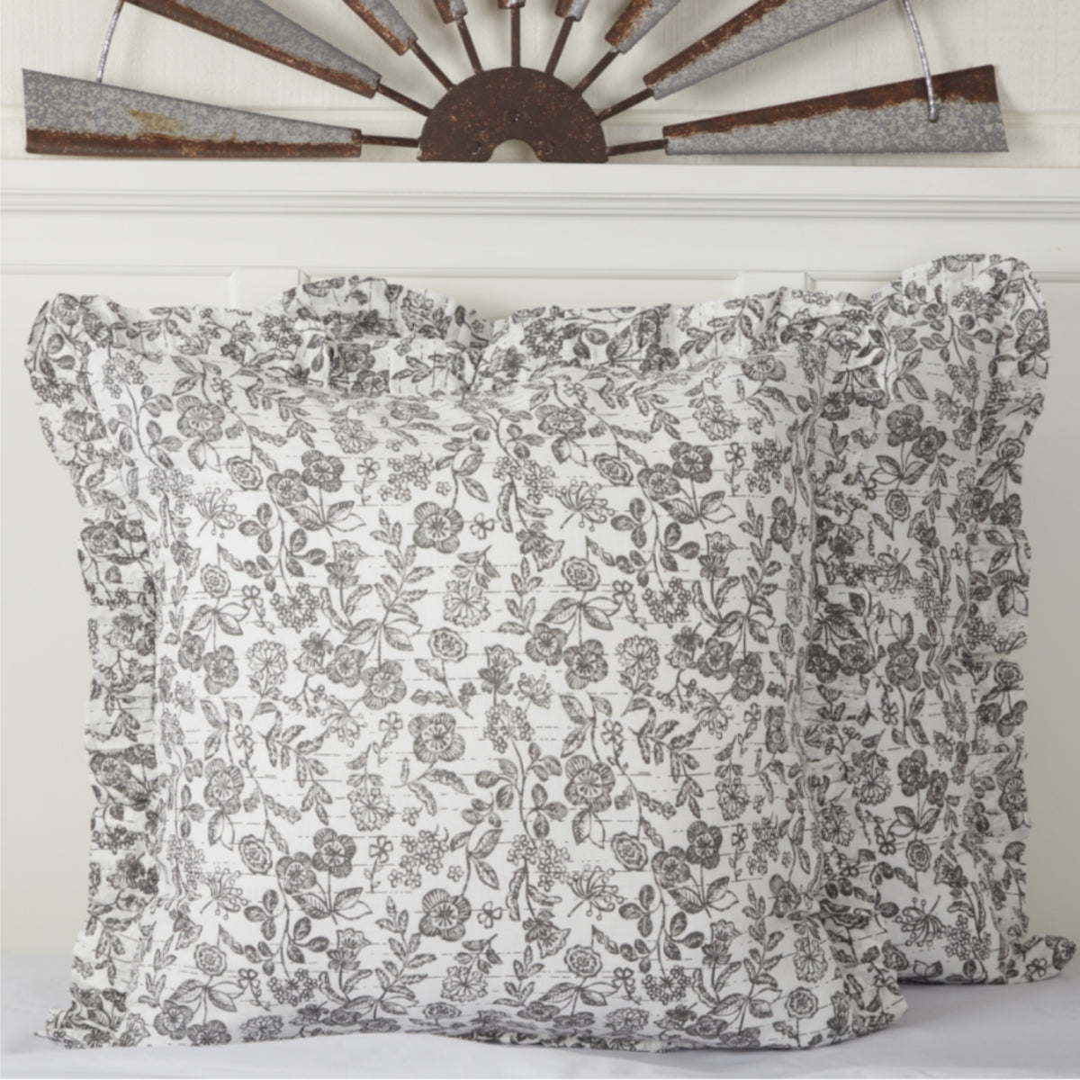 Gray Gables Fabric Euro Sham